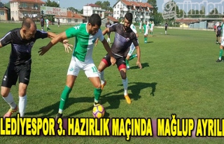 Belediyespor 3. hazırlık maçında Mağlup Ayrıldı