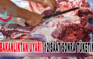 Bakanlıktan Uyarı: 12 Saat Sonra Tüketin