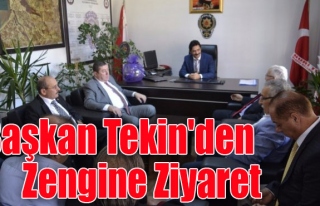 Başkan Tekin'den Zengin'e Ziyaret