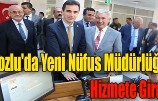 Kozlu'da Yeni Nüfus Müdürlüğü Hizmete Girdi