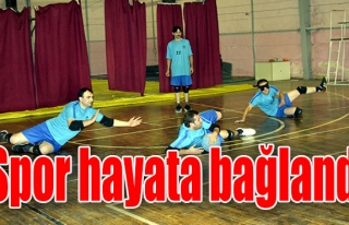 Spor hayata bağlandı