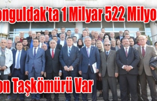 Zonguldak'ta 1 milyar 522 milyon ton taşkömürü...