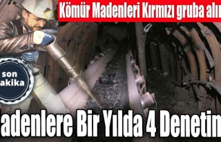 Kömür Madenleri Kırmızı gruba alındı