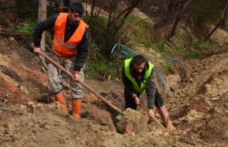 Belediyeden 3 yılda 12 bin 565 metre içme suyu hattı