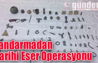 Jandarmadan tarihi eser operasyonu