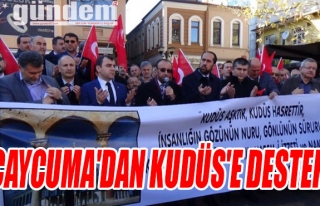 Çaycuma'dan kudüs'e destek!