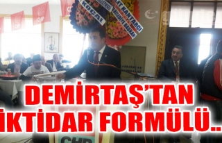 Demirtaş'tan iktidar formülü...