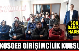 "KOSGEB girişimcilik kursu"