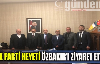 Ak Parti heyeti Özbakır'ı ziyaret etti