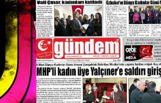 08 Mart 2018 Gündem Gazetesi