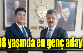 18 yaşında en genç aday!