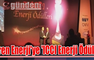 Eren Enerji'ye 'ICCI Enerji Ödülü"