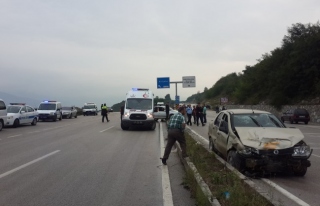 Gölyaka ilçesinde trafik kazası: 4 yaralı