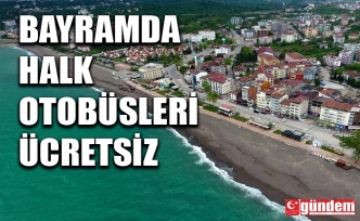 AKÇAKOCA'DA BAYRAMDA HALK OTOBÜSLERİ ÜCRETSİZ