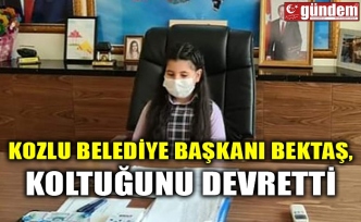 KOZLU BELEDİYE BAŞKANI BEKTAŞ, KOLTUĞUNU DEVRETTİ