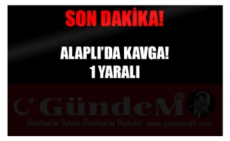 ALAPLI’DA KAVGA! 1 YARALI