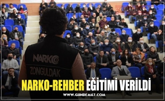 NARKO-REHBER EĞİTİMİ VERİLDİ