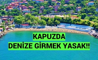 DENİZE GİRMEK YASAK!